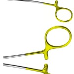 AE-BM010R, HALSEY DUROGRIP NEEDLEHOLDER SMOOTH JAW, RECOMMENDED FOR SUTURE MATERIAL 9/0 - 11/0 120 mm, 4 3/4"