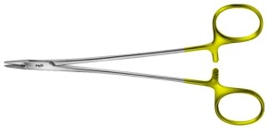AE-BM063R, DE BAKEY, DUROGRIP NEEDLEHOLDER, VERY DELICATE, RECOMMENDED FOR SUTURE MATERIAL 6/0 - 10/0 165 mm, 6 1/2"