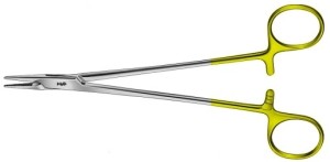 AE-BM066R, HEGAR-MAYO, DUROGRIP NEEDLEHOLDER RECOMMENDED FOR SUTURE MATERIAL UP TO 3/0 180 mm, 7"