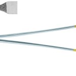 AE-BM327R, RYDER DIADUST NEEDLE HOLDER RECOMMENDED FOR SUTURE MATERIAL 5/0 AND SMALLER 220 mm, 8 3/4"