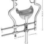 AE-BV605R, BALFOUR ABDOMINAL RETRACTOR LATERAL BLADES 60 MM DEEP, CENTER BLADE 47 x 80 MM 200 mm x 170 mm, 8 x 6 3/4"