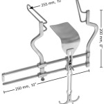 AE-BV615R, BALFOUR ABDOMINAL RETRACTOR LATERAL BLADES 105 MM DEEP, CENTER BLADE 107 x 59 MM 200 mm x 250 mm, 8 x 10"