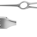 AE-BT263R, KOCHER RETRACTOR 3-PRONGS, SEMI SHARP, 16X14MM 220 mm, 8 3/4"