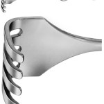 AE-BT284R, ISRAEL RETRACTOR 4-PRONGS, BLUNT, 39x40MM 255 mm, 10"