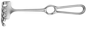 AE-BT288R, OLLIER RETRACTOR 4 PRONGS, BLUNT, 35 x 55 MM 230 mm, 9