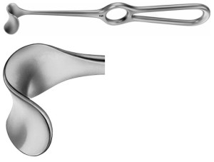 AE-BT457R, KOCHER RETRACTOR 20X12MM 205 mm, 8"