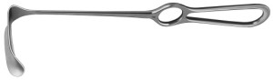 AE-BT460R, KOCHER RETRACTOR 67X25MM 250 mm, 10"