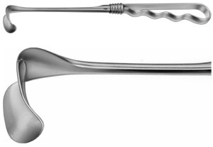 AE-BT477R, RICHARDSON RETRACTOR 37X37 MM 240 mm, 9 1/2"