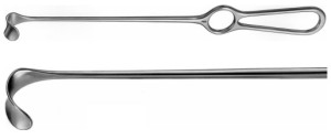 AE-BT490R, KOCHER- WAGNER RETRACTOR 20X15MM 280 mm, 11"