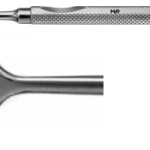 AE-BT918R, MANNERFELT MODIF. RETRACTOR 3 PRONGS, BLUNT, 5,5 x 7,2 MM, SMALL CURVE 155 mm, 6"