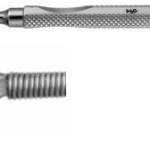 AE-BT933R, MANNERFELT MODIF. RETRACTOR 3 PRONGS, SHARP, 4,0 X 7,2MM, SMALL CURVE, FLEXIBLE SHAFT 155 mm, 6"