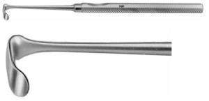 AE-BT943R, LANGENBECK- MANNERFELT MODIF. RETRACTOR 15X6MM 155 mm, 6"