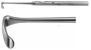 AE-BT944R, LANGENBECK- MANNERFELT RETRACTOR 20X6MM 155 mm, 6"