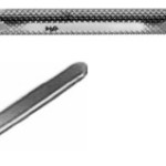 AE-BT966R, MANNERFELT MODIF. SPATULA DOUBLE-ENDED 160 mm, 6 1/4"