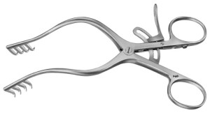 AE-BV088R, MOLLISON SELF RETAINING RETRACTOR SHARP 155 mm, 6"