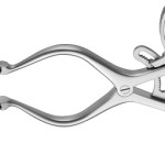 AE-BV094R, ADSON-BABY RETRACTOR 3 x 4 TEETH, SEMI SHARP, WITH JOINT 165 mm, 6 1/2"