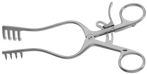 AE-BV113R, HENDERSON SELF RETAINING RETRACTOR SHARP 180 mm, 7"