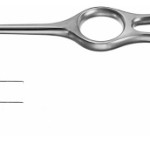 AE-DO408R, SOFT TISSUE RETRACTOR RAMUS RETRACTOR 220 mm, 8 3/4"