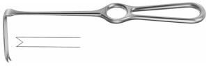 AE-DO408R, SOFT TISSUE RETRACTOR RAMUS RETRACTOR 220 mm, 8 3/4"