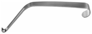 AE-DO411R, Obwegeser Channel Retractor Stainless Steel, 17 cm - 6 3/4" Blade Width 8 mm