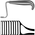 AE-DO418R, TESSIER RETRACTOR MAXILLARY MOBILIZER LEFT 150 mm, 6"