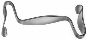 AE-DO471R, WARD CHEEK RETRACTOR 155 mm, 6"