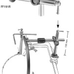 AE-FF190R, HOLDING DEVICE TO ATTACH THE UNIT TO THE MAYFIELD HEAD HOLDER 130 mm, 5 1/8"