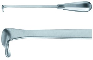 AE-MB047R, ROSS AORTIC VALVE RETRACTOR BLADE SIZE 15 x 15 MM 255 mm, 10"