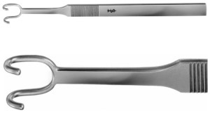 AE-OL202R, FOMON ALAR RETRACTOR BLUNT / BLUNT 145 mm, 5 3/4"
