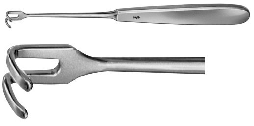 AE-BT170R, TENDON HOOK 2 PRONGS, BLUNT, 12x 6 MM 175 mm, 7"