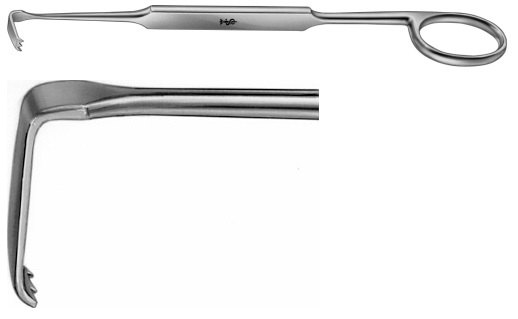 AE-BT194R, MEYERDING RETRACTOR FIGURE B, 16X5MM 180 mm, 7" 