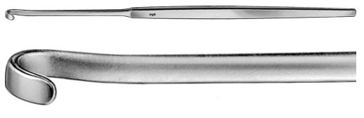 AE-BT206R, DISSECTION HOOK, BLUNT, 235 MM 	BLUNT 	235 mm, 9 1/4" 