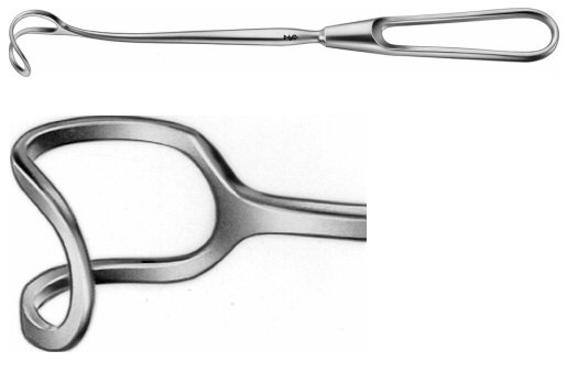 AE-BT408R, GREENE RETRACTOR 22 x 22 MM 225mm, 9" 
