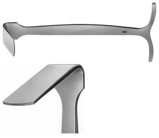 AE-BT423R, SMILLIE 	RETRACTOR 	57X19MM, KNEE RETRACTOR 	140 mm, 5 1/2" 