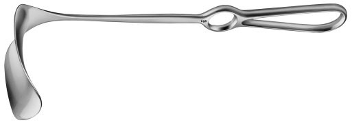 AE-BT462R, KOCHER RETRACTOR 80X50MM 250 mm, 10" 