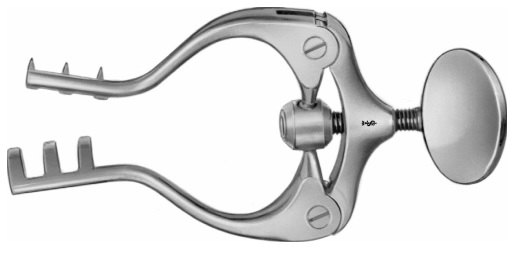 AE-BV030R, JANSEN 	SELF RETAINING RETRACTOR 	SEMI-SHARP 	100 mm, 4" 