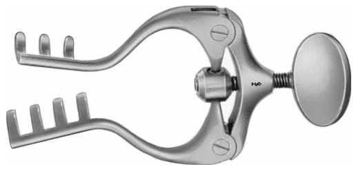 AE-BV033R, JANSEN 	SELF RETAINING RETRACTOR 	BLUNT 	100 mm, 4" 
