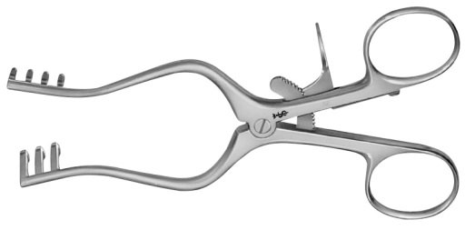 AE-BV074R, WEITLANER 	SELF RETAINING RETRACTOR 	BLUNT 	130 mm, 5 1/8"