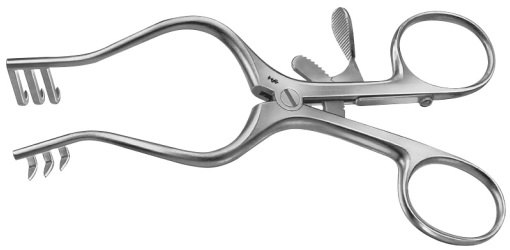 AE-BV076R, WULLSTEIN 	SELF RETAINING RETRACTOR 	SHARP 	130 mm, 5 1/8" 