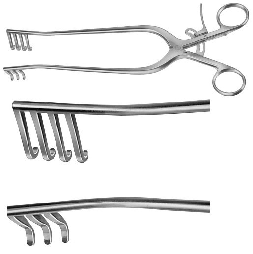 AE-BV207R, WEITLANER 	SELF RETAINING RETRACTOR 	BLUNT 	240 mm, 9 1/2"