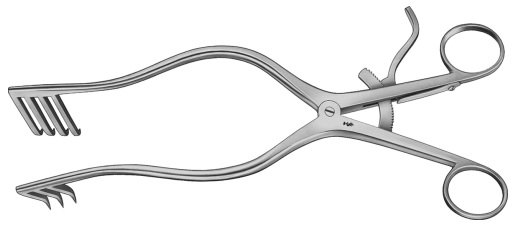 AE-BV252R, ADSON 	LAMINECTOMY RETRACTOR 	 	265 mm, 10 1/2" 
