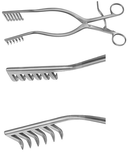 AE-BV255R, HEMI-LAMINECTOMY RETRACTOR 	 	280 mm, 11" 