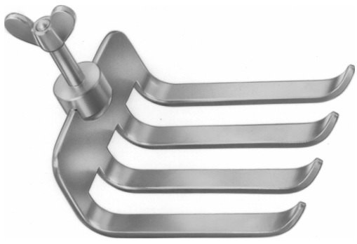 AE-BV411R, TAYLOR 	RETRACTOR BLADE 	 	62 x 52 mm