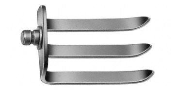 AE-BV454R, CASPAR RETRACTOR BLADE  	47 x 37 mm 