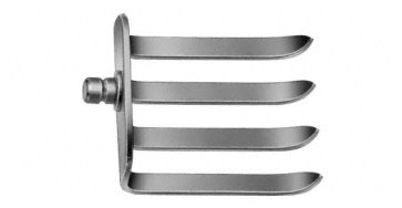 AE-BV468R, CASPAR 	RETRACTOR BLADE 	 	67 x 52 mm