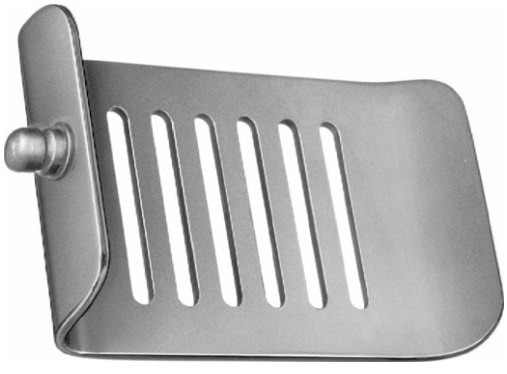 AE-BV713T, ALLENBERG 	RETRACTOR BLADE 	90 x 30 MM, SLOTTED, MEDIAL