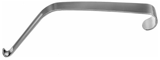 AE-DO412R, OBWEGESER RETRACTOR CHANNELED RETRACTOR, 10 MM 165 mm, 6 1/2" 