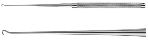 AE-OL601R, KLEINERT-KUTZ SKIN HOOK #1 160 mm, 6 3/8"