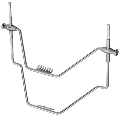 AE-BV086R, THYROID RETRACTOR, Tip 7 Prong, Length 2667 mm, 10.5 inch