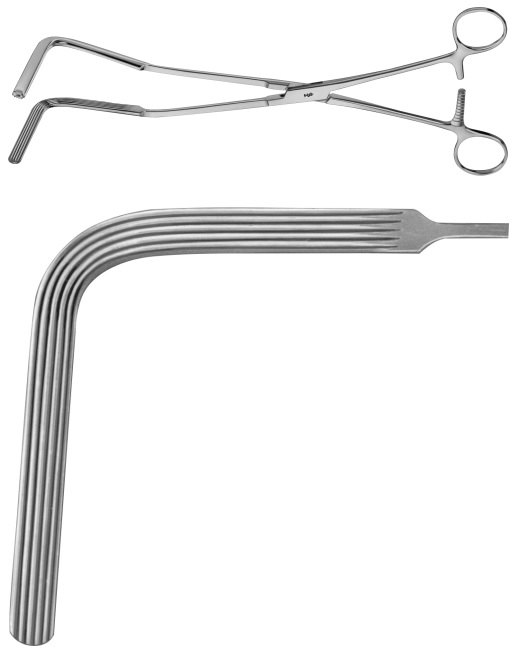 AE-EA362R, LLOOYD- DAVIS, SIGMOID ANASTOMOSIS CLAMP 315 mm, 12 1/2"